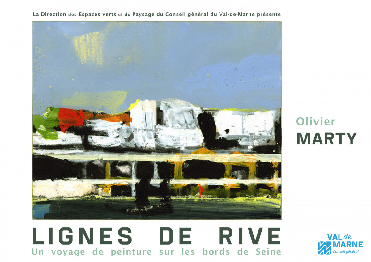 LIGNES DE RIVE, un voyage de peinture sur les bords de Seine.